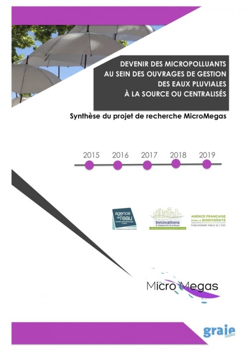 [Publication] MicroMegas : Devenir des micropolluants au sein des ouvrages de gestion des eaux pluviales à la source ou centralisés