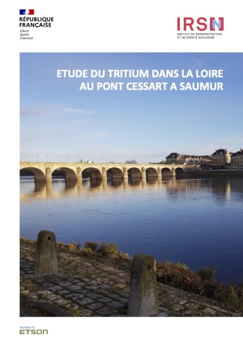 [Publication] Etude du tritium dans la Loire au pont de Cessart à Saumur
