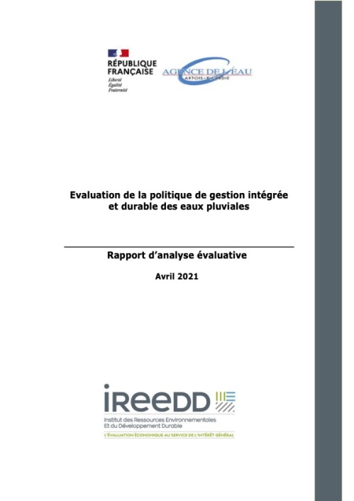 [Publication] Rapport sur l'évaluation de politique publique de l'agence de l'eau Artois-Picardie en matière de gestion des eaux pluviales urbaines - L'eau dans le bassin Artois-Picardie