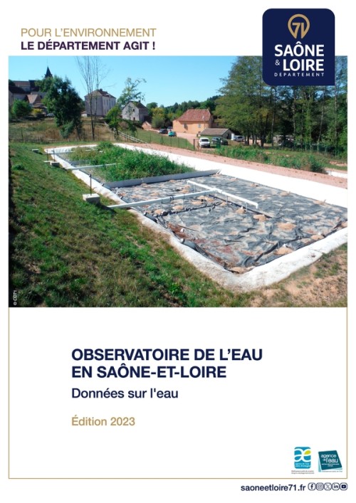 [Publication] Observatoire de l'eau en Saône-et-Loire - Edition 2023