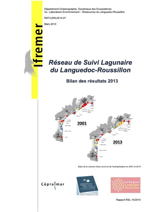 [Publication] Réseau de Suivi Lagunaire du Languedoc-Roussillon : Bilan des résultats 2013